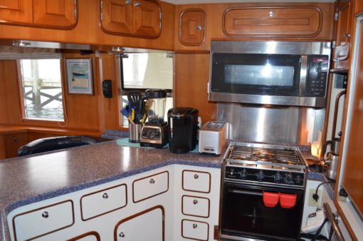 1995 Nordhavn N62 Trawler - The Galley The Kitchen
