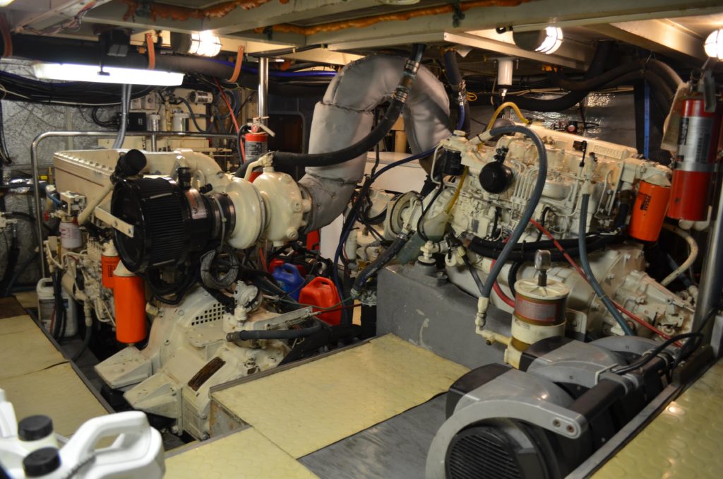1995 Nordhavn N62 Trawler - The Engine Room