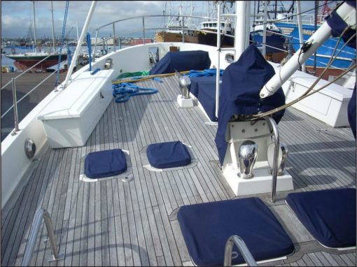 1995 Nordhavn N62 Trawler - The Deck The Bow