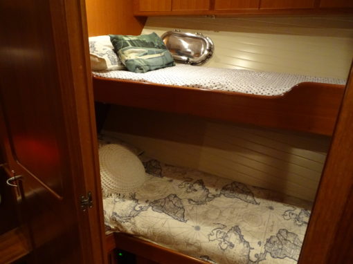 2004 Nordhavn 62 - Lady Kae - The Cabin Bedroom (Double Bed)