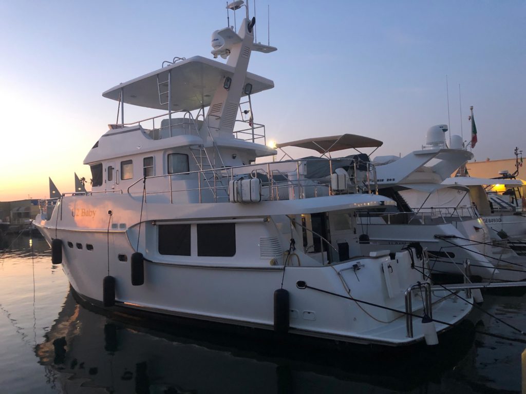 2011 Nordhavn 55 Trawler - Port Side (Docked)