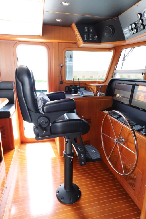 2011 Nordhavn 55 Trawler - The Cockpit The Helm