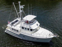 2005 Nordhavn 47 Motor Yacht Starboard Side The Deck The Mast