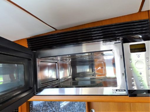 2003 Nordhavn N47 Heartbeat - The Galley The Kitchen Microwave