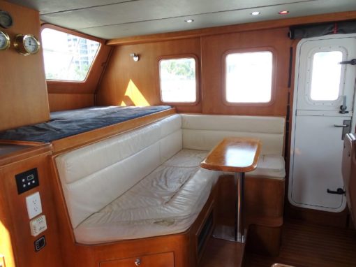 2003 Nordhavn N47 Heartbeat - The Saloon Lounge Couch