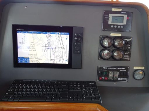 2003 Nordhavn N47 Heartbeat - The Bridge Cockpit Controls