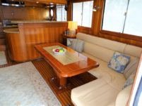 2008 Selene 59 Trawler - The Saloon Dining Table