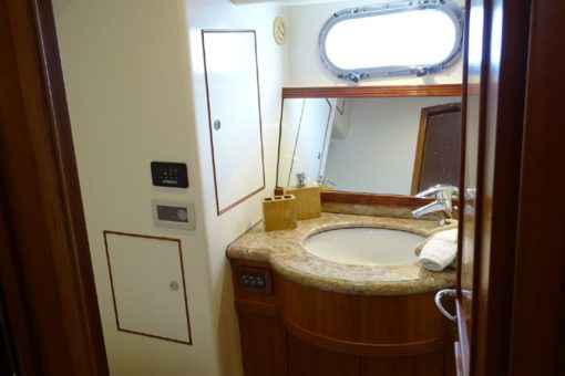 2008 Selene 59 Trawler - The Bedroom The Head Bathroom