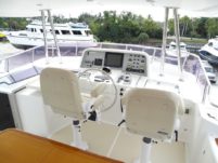 2008 Selene 59 Trawler - The Helm Steering Wheel The Cockpit The Deck The Bridge