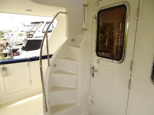 2008 Selene 59 Trawler - Windows Stairs