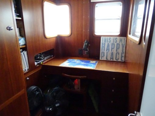 2011 Nordhavn N60 Trawler - Bedroom Table The Cabin Table