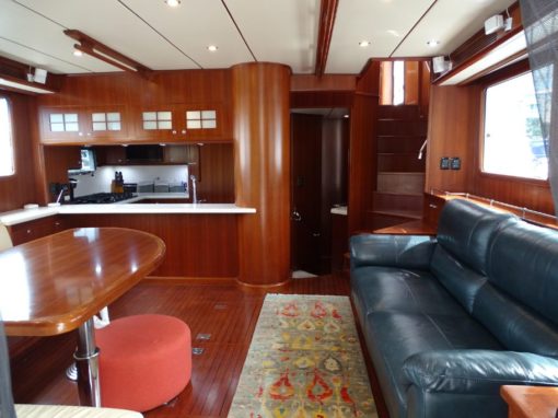 2011 Nordhavn N60 Trawler - The Mess Area/Dinette - The Saloon