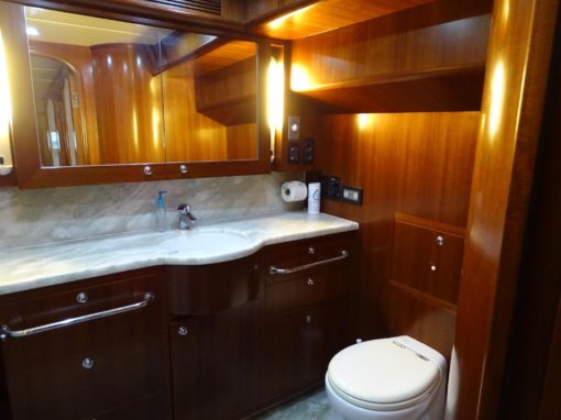 2011 Nordhavn N60 Trawler - The Bedroom Bathroom The Cabin Head