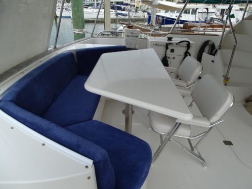2011 Nordhavn N60 Trawler - The Deck Lounge 2