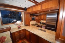 2014 Nordhavn N60 - The Dinette Mess Area The Eating Area