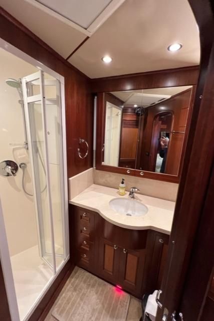 2014 Nordhavn N60 - The Shower Room The Sink The Head
