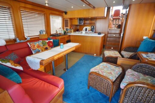 1999 Nordhavn 57 - The Living Area The Saloon