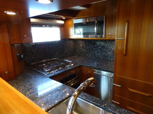 2011 Nordhavn 60 - My Harley - The Kitchen The Galley 4
