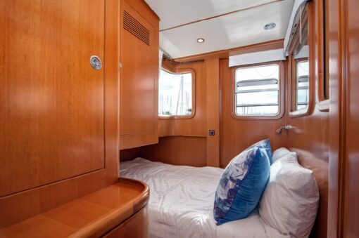 2005 Nordhavn 55 Trawler - Boreas - The Cabin The Bedroom Single Bed 3