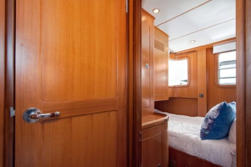 2005 Nordhavn 55 Trawler - Boreas - The Cabin The Bedroom Single Bed 2