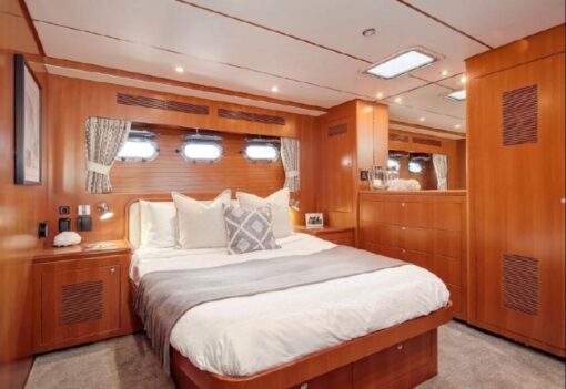 2005 Nordhavn 55 Trawler - Boreas - The Bedroom The Cabin Singled Bed