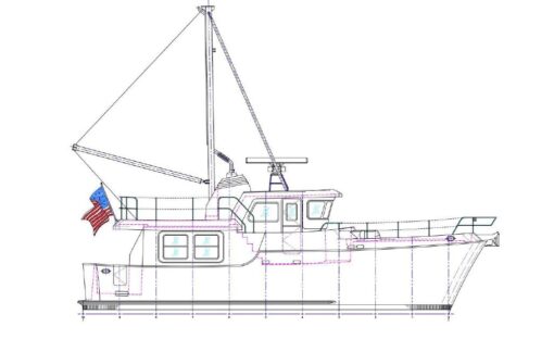 2011 Nordhavn N40 Trawler - Blueprint