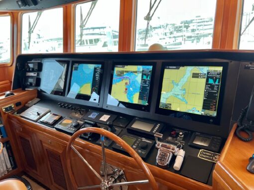 2006 Nordhavn 64 "GranKito" - The Helm The Wheel The Yacht Controls