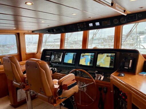2006 Nordhavn 64 "GranKito" - The Helm The Wheel The Yacht Controls 3