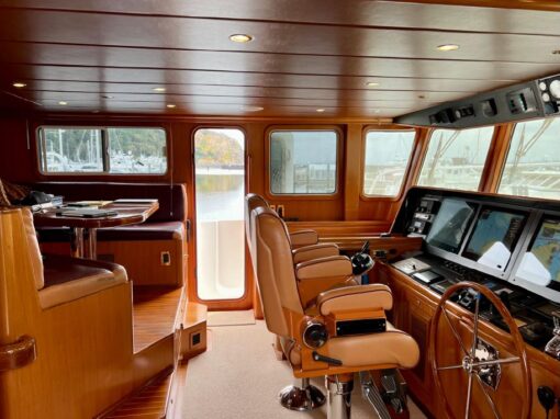 2006 Nordhavn 64 "GranKito" - The Helm The Wheel The Yacht Controls 4