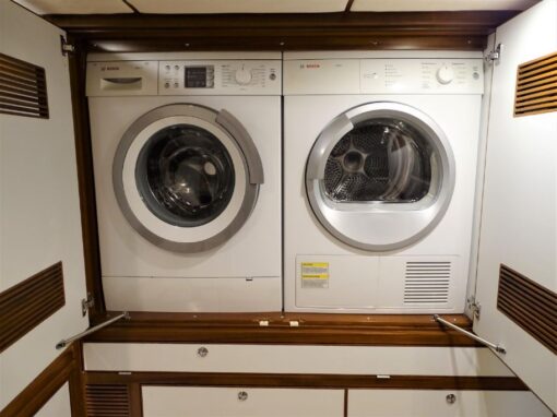 2010 Nordhavn N63 - The Laundry Area Washing Machine