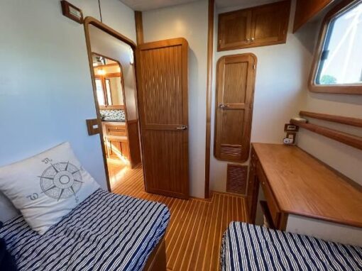 Kadey-Krogen 55 Expedition – LEVITTATE - The Bedroom - The Cabin - Double Beds 2