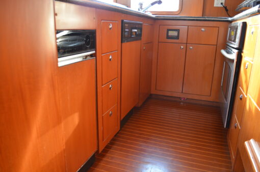 Nordhavn 47 - Nordic Star - Galley Lower Cabinets