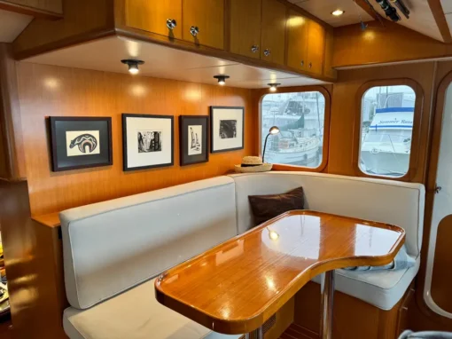 1999 Nordhavn 57 - Starweather - The Living Area - The Saloon