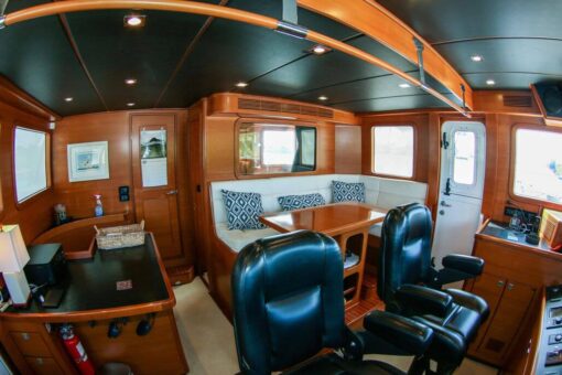 2016 Nordhavn 60 Trawler - Booke End - The Helm - The Yacht Controls - The Bridge - The Cockpit