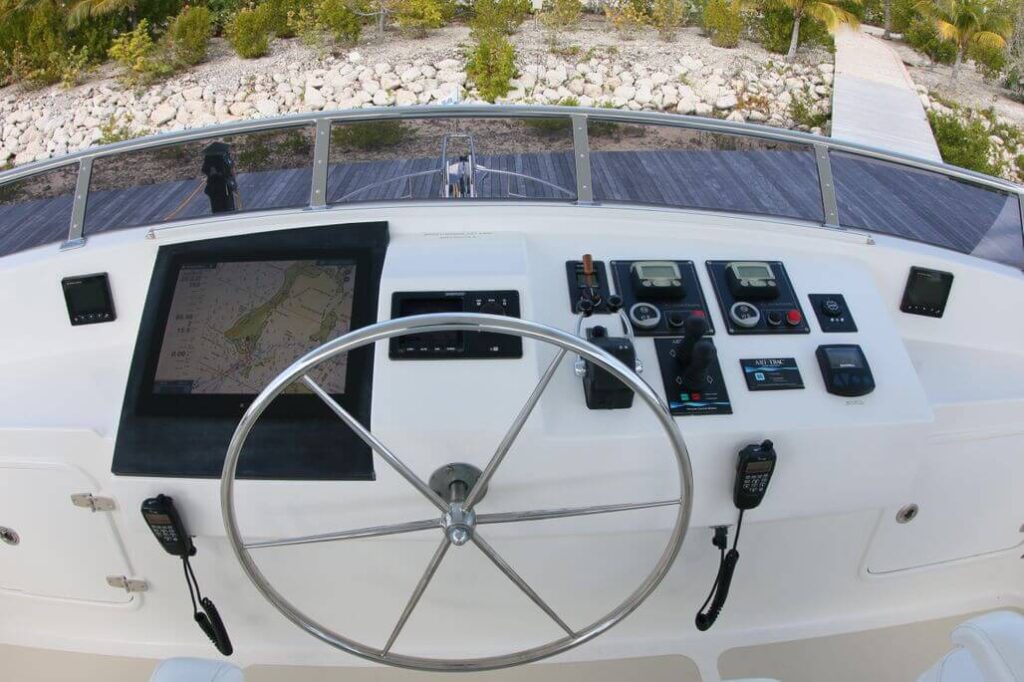 2016 Nordhavn 60 Trawler - Booke End - The Helm - The Bridge- The Cockpit