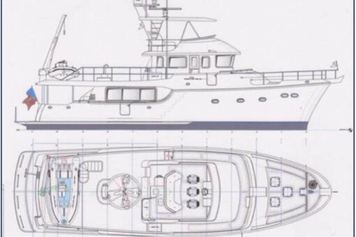 2016 Nordhavn 60 Trawler - Booke End - Blueprint