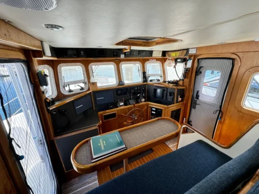 1999 Nordhavn 40 - Truly - The Helm - The Cockpit - The Boat Controls