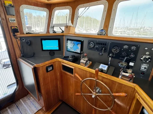 1999 Nordhavn 40 - Truly - The Helm - The Cockpit - The Boat Controls 3