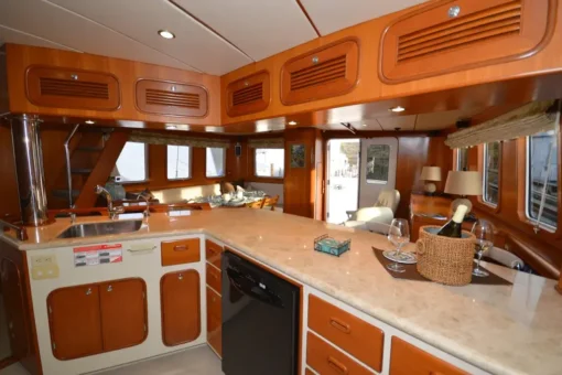 1997 Nordhavn 62 - KARIWA - The Galley - The Kitchen