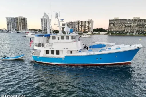 1997 Nordhavn 62 - KARIWA - The Starboard Side - The Right Side of the boat 2