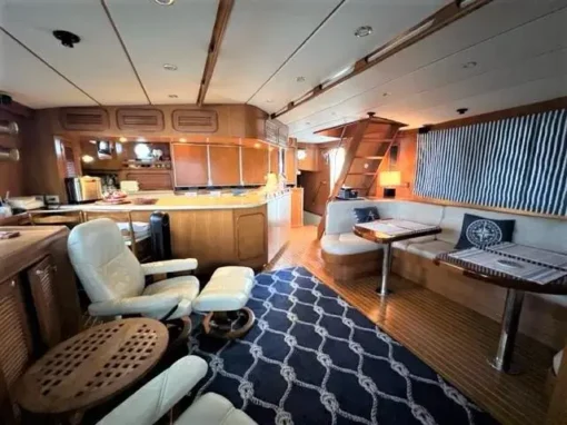 1997 Nordhavn 62 - KARIWA - The Saloon - The Living Area