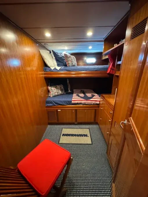 2006 Nordhavn 64 - Gratitude - The Cabin - Double deck bed