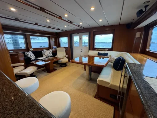 2006 Nordhavn 64 - Gratitude - The Living Area - The Saloon 2