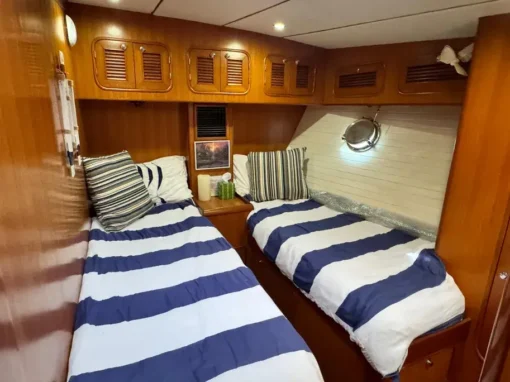 1999 Nordhavn 62 - Wanderlost - The Cabin - Sinfle Double Beds