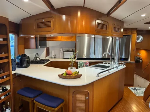 1999 Nordhavn 62 - Wanderlost - KItchen - The Galley