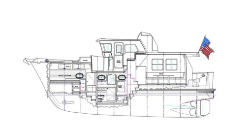 2000 Nordhavn 40 - BESO - Blueprints