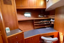 2003 Nordhavn 47 - Adagio - Navigation Desk and Office Area