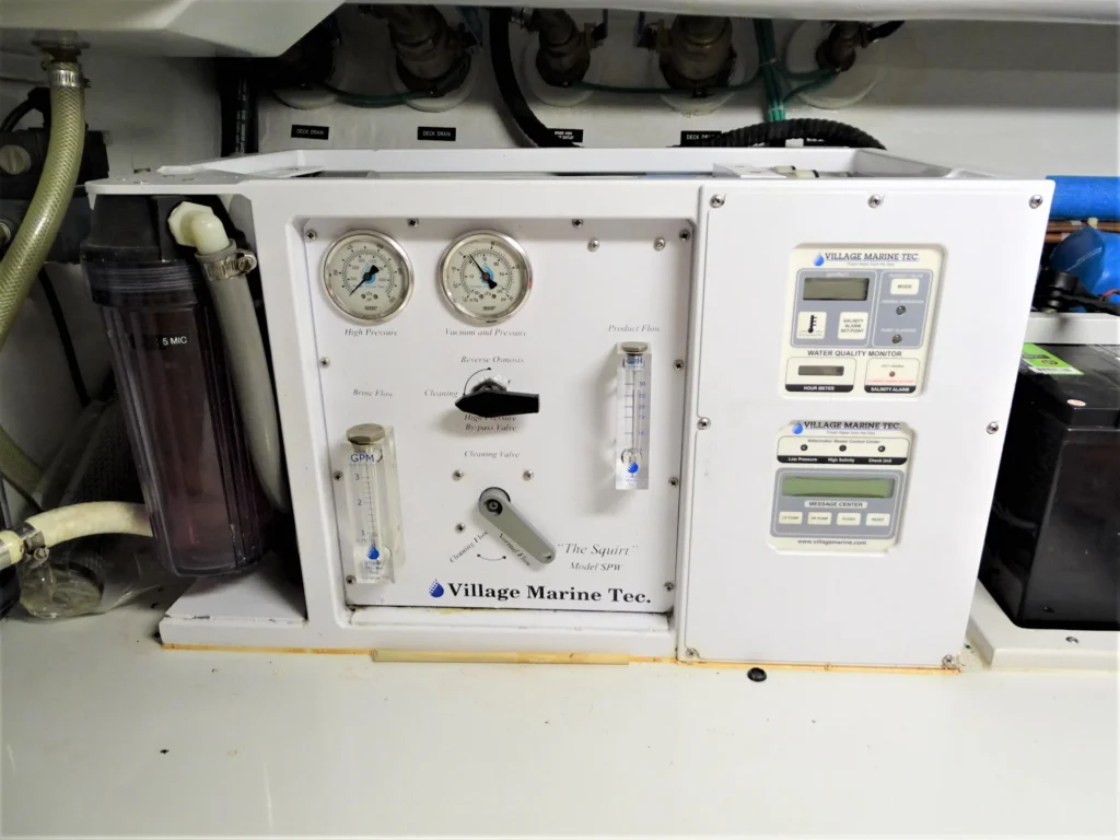 2011 Nordhavn 60 Trawler ONYXIA Village Marine Tec watermaker system