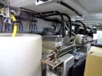 2017 Nordhavn 60 - REDEEMED 44 - Engine room of the 2017 Nordhavn 60 with complex piping and valves.