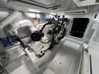 2017 Nordhavn 60 - REDEEMED 36 - The engine room of a 2017 Nordhavn 60 shows a clean, well-organized engine area.